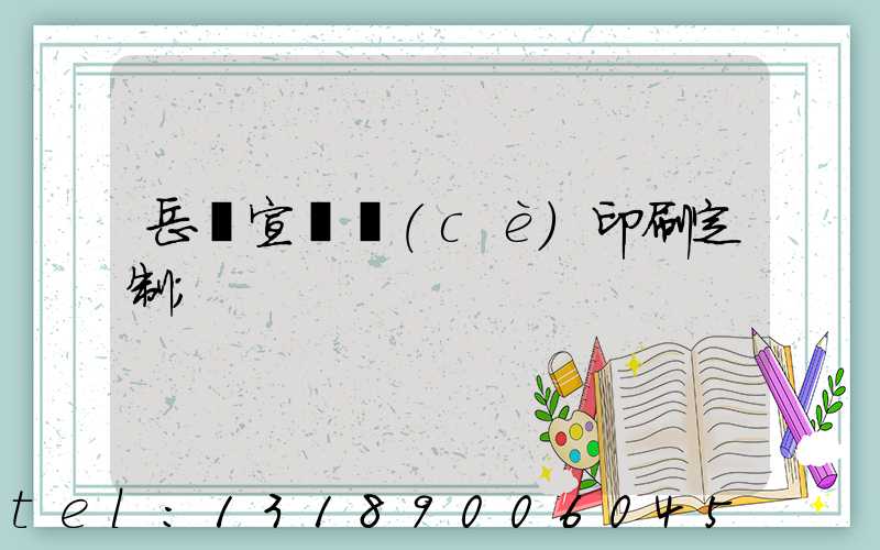 岳陽宣傳冊(cè)印刷定制