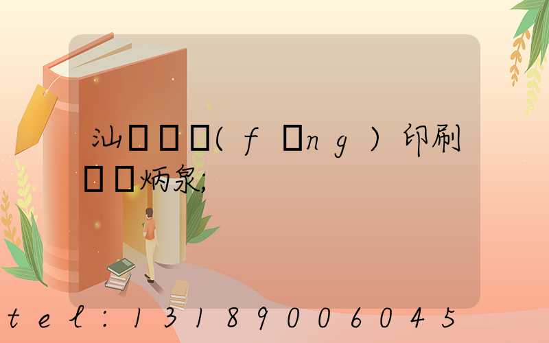 汕頭東風(fēng)印刷廠黃炳泉