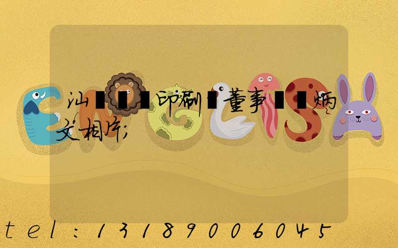 汕頭東風印刷廠董事長黃炳文相片