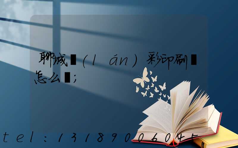 聊城藍(lán)彩印刷廠怎么樣